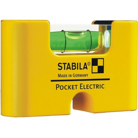 Уровень тип  Pocket Electric  70x20x40мм с магнитом и пазом под отвертку   STABILA купить в Уфе