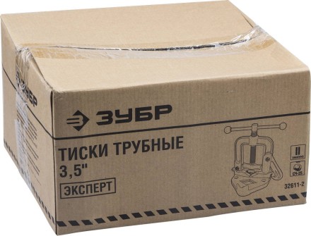 Тиски ЗУБР &quot;МАСТЕР&quot; для труб, № 2 - 3,5&quot; 32611-2 купить в Уфе