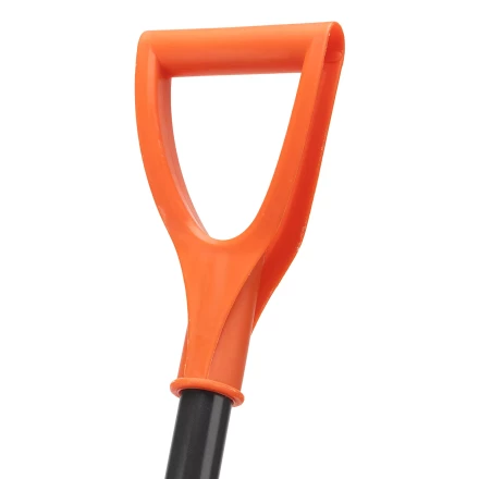 Лопата для уборки снега поликарбонат Сибртех, 465х410х1390 мм, стальной черенок, усиленная 61655 купить в Уфе