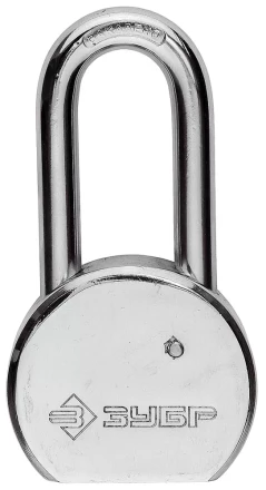Замок навесной ЗУБР &quot;серия 272&quot; с удлинен закал дужкой, стальной корпус, 65мм 4-37272-65 купить в Уфе