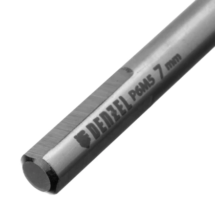 Сверло спиральное по металлу Denzel 7,0 x 109мм, Р6М5, Golden Tip, многогранная заточка 718280 купить в Уфе