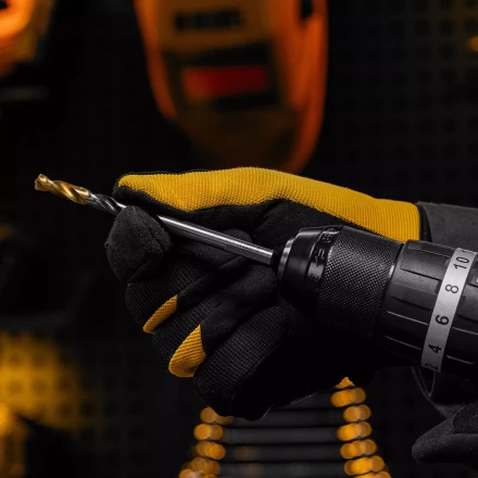 Сверло спиральное по металлу Denzel 7,0 x 109мм, Р6М5, Golden Tip, многогранная заточка 718280 купить в Уфе