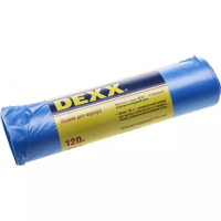 Мешки для мусора DEXX, голубые 120л, 10шт 39150-120