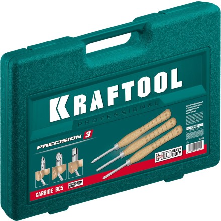 Набор профессиональных ручных резцов по дереву KRAFTOOL 18369 купить в Уфе