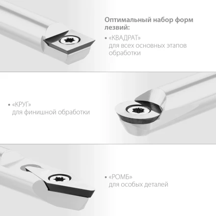 Набор профессиональных ручных резцов по дереву KRAFTOOL 18369 купить в Уфе