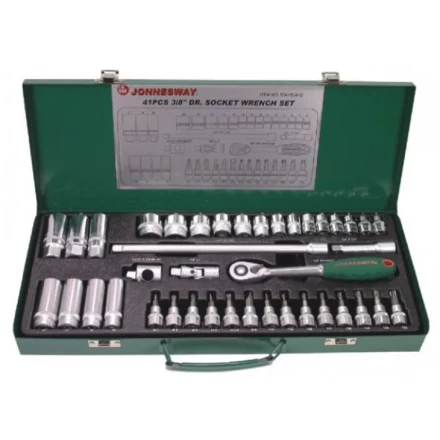 Набор головок торцевых 3/8&quot;DR 6-24мм 41предметов S04Н3141S Jonnesway 47203 купить в Уфе