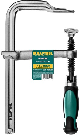 Струбцина KRAFTOOL FORGE тип F,цельнокованая 32014-100-200 купить в Уфе