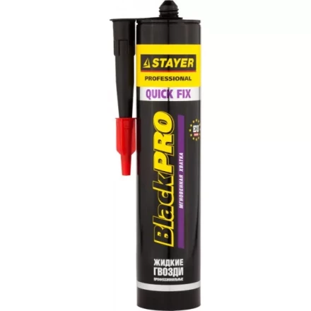 Клей монтажный STAYER Professional, мгновенная хватка, 280мл 41324 купить в Уфе