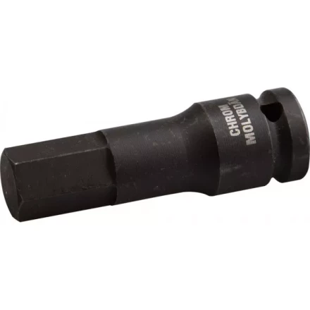 Торцовая головка KRAFTOOL &quot;INDUSTRIE QUALITAT&quot; ударная (1/2&quot;), HEX, Cr-Mo, фосфатированная, H14 27950-14_z01 купить в Уфе