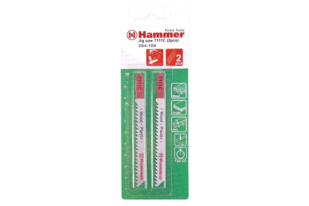 Пилки для лобзика HAMMER JG WD-PL T111C (2шт.) купить в Уфе