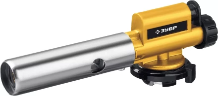 ЗУБР ГПМ-800, 1300°C, цельнометаллическая, газовая горелка с пьезоподжигом на баллон с цанговым соединением, Профессионал (55550) купить в Уфе