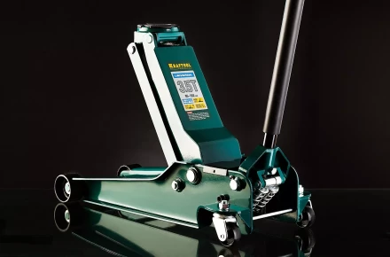 Домкрат гидравлический подкатной &quot;Kraft-Lift&quot;, 3т, 133-465 мм, KRAFTOOL 43450-3 43450-3 купить в Уфе