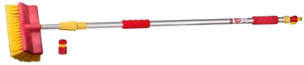 Щетка GRINDA моющая на телескопическом удлинителе в комплекте с соединителем 8-428486_z01 купить в Уфе