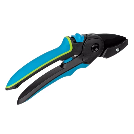 Секатор с наковальней Palisad, 220 мм, регулировка захвата, трехкомпонентные рукоятки, Luxe, 604805 купить в Уфе