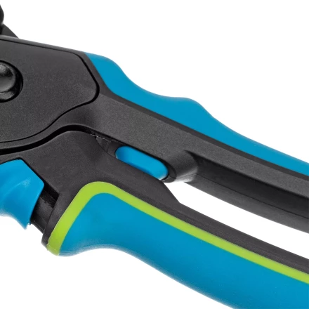 Секатор с наковальней Palisad, 220 мм, регулировка захвата, трехкомпонентные рукоятки, Luxe, 604805 купить в Уфе