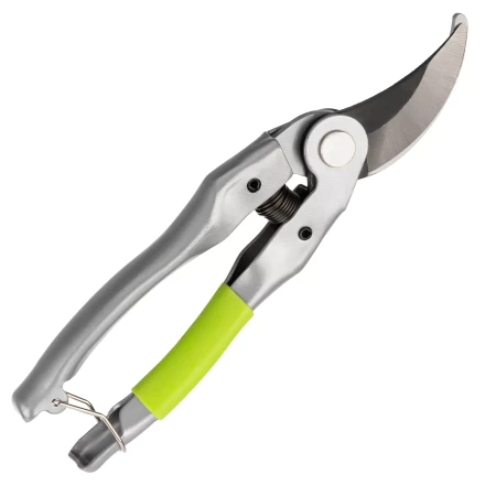 Секатор прямого реза Сибртех, 225 мм, металлические рукоятки, нижняя в ПВХ-оболочке, 604695 купить в Уфе