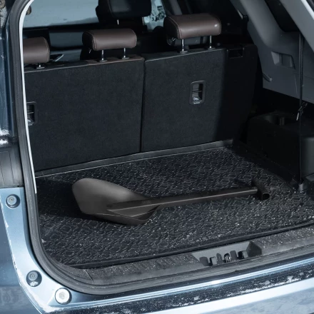 Лопата автомобильная Denzel, 230х290х690мм, сверхпрочный полиамид, 61670 купить в Уфе