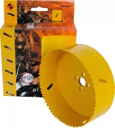 Коронка Bi-Metal Ф105 мм М42 Энкор 24405 купить в Уфе