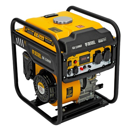 Генератор инверторный DENZEL GK-2200iF, 2,2 кВт, 230 В, ручной старт купить в Уфе