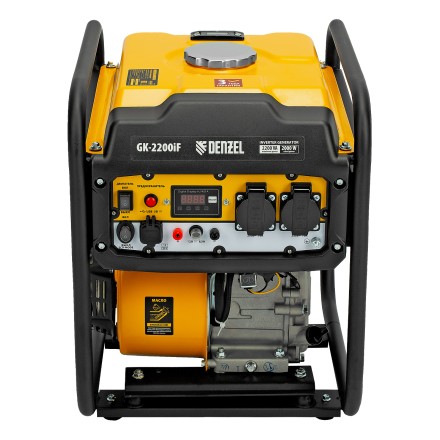 Генератор инверторный DENZEL GK-2200iF, 2,2 кВт, 230 В, ручной старт купить в Уфе