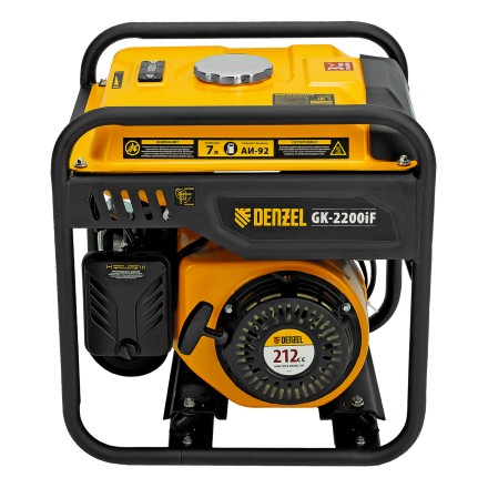 Генератор инверторный DENZEL GK-2200iF, 2,2 кВт, 230 В, ручной старт купить в Уфе