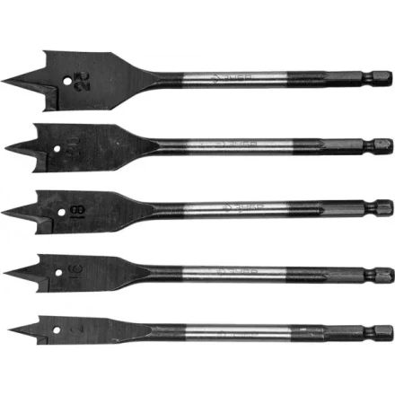 ЗУБР. Набор перьевых сверл по дереву, 5 шт: 12-16-18-20-25 мм 29505-H5 купить в Уфе