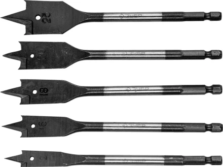 ЗУБР. Набор перьевых сверл по дереву, 5 шт: 12-16-18-20-25 мм 29505-H5 купить в Уфе
