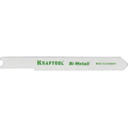 Полотна KRAFTOOL, U118AF, для эл/лобзика, Bi-Metall, по металлу (1,5-2мм), US-хвост., шаг 1,2мм, 55мм, 2шт 159655-1,2 купить в Уфе