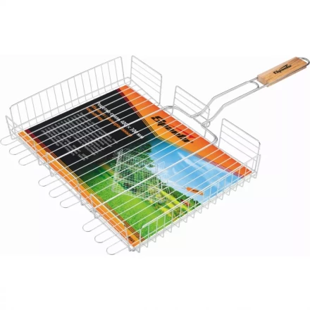 Решетка-гриль 300х400х65 мм объемная хромированная SPARTA 69561 купить в Уфе