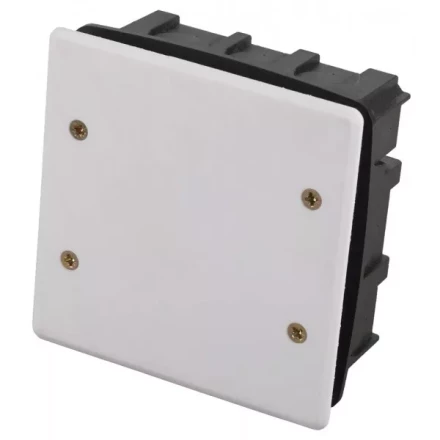 Коробка монтажная СВЕТОЗАР для подштукатурного монтажа, макс. напряжение 400В, с крышкой, 100х100х50мм, квадратная SV-54927 купить в Уфе