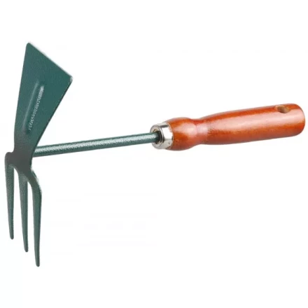 Мотыжка GRINDA, прямое лезвие, 3 зубца, из углеродистой стали с деревянной ручкой, 250 мм 8-421235_z01 купить в Уфе