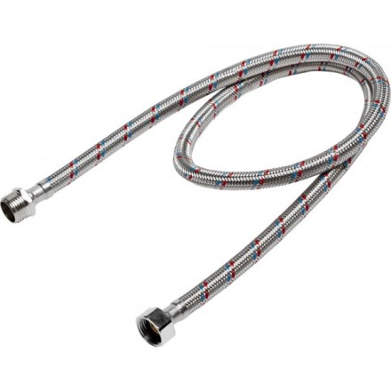 Подводка гибкая STAYER для воды, оплетка из нержавеющей стали, г/ш 1/2&quot; - 1м 51015-G/S-100 купить в Уфе
