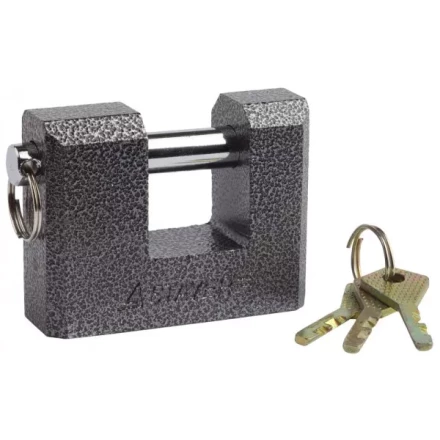 Замок STAYER &quot;MASTER&quot; навесной, П-образн.металлический корпус, с закаленной дужкой, в коробке, 80мм 37143-80 купить в Уфе