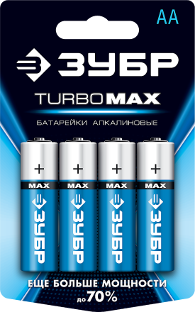 Батарейки TURBO MAX алкалиновые AA 15В серия Без серии купить в Уфе