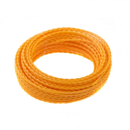 Леска для триммера овальная витая 2,4 мм х 15 м блистер Россия Denzel 96137 купить в Уфе