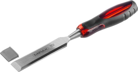 Стамеска MIRAX с двухкомпонентной прозрачной рукояткой, 25мм 1810-25 купить в Уфе