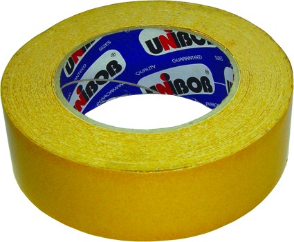 Лента клеящая двусторонняя 50 х 25 на полипропиленовой основе  UNIBOB 88809 купить в Уфе