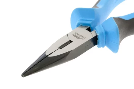 Длинногубцы прямые 160 мм хром-ванадий двухкомпонентные рукоятки БАРС 17195 купить в Уфе