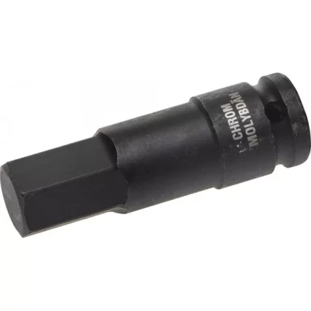 Торцовая головка KRAFTOOL &quot;INDUSTRIE QUALITAT&quot; ударная (1/2&quot;), HEX, Cr-Mo, фосфатированная, H19 27950-19_z01 купить в Уфе