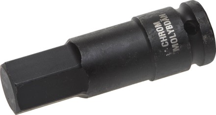 Торцовая головка KRAFTOOL &quot;INDUSTRIE QUALITAT&quot; ударная (1/2&quot;), HEX, Cr-Mo, фосфатированная, H19 27950-19_z01 купить в Уфе