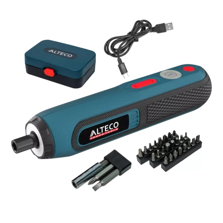 Аккумуляторная отвертка прямая ALTECO CSD 4V T 67507 купить в Уфе