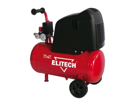 Компрессор безмасляный поршневой прямой привод Elitech ОМ 195/24+4К купить в Уфе