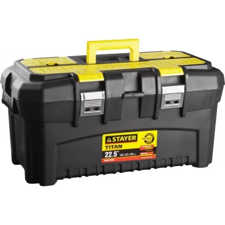 Ящик для инструмента &quot;TITAN-22&quot; пластиковый, STAYER 38016-22 купить в Уфе
