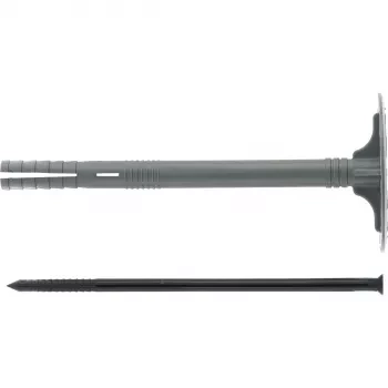 Дюбель Гриб для крепления утеплителя 100 мм 450 штук Сибртех 46043 купить в Уфе