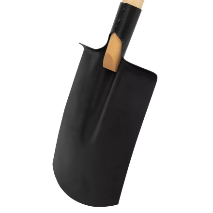 Лопата прямоугольная, 200х284х1340 мм, деревянный черенок с пропиткой, Россия Сибртех 614585 купить в Уфе