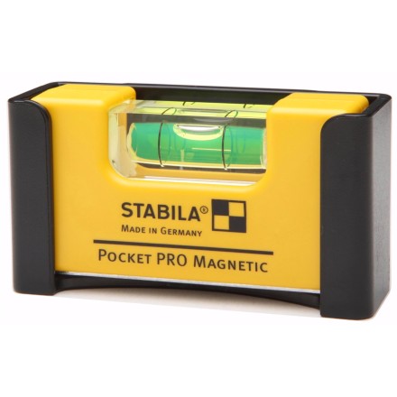 Уровень тип  Pocket Pro Magnetic 70x20x40мм в алюминиевом корпусе с магнитами с V-образным пазом  STABILA купить в Уфе