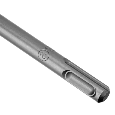 Бур по бетону Denzel, 12 x 460 мм,  двойная спираль, три пылеотводящие кромки, 705027 купить в Уфе