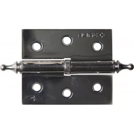 Петля дверная разъемная ЗУБР "ЭКСПЕРТ", 1 подшипник, цвет хром (CP), левая, с крепежом, 75х63х2,5мм, 2 шт 37605-075-2L купить в Уфе