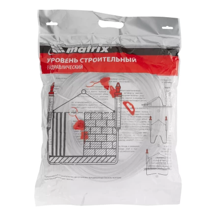 Гидроуровень,удлиненная колба, рельефная градуировка, 25м Matrix 37095 купить в Уфе