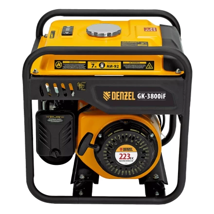 Генератор инверторный DENZEL GK-3800iF, 3,8 кВт, 230 В, ручной старт купить в Уфе